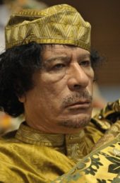 Gaddafi at the AU summit