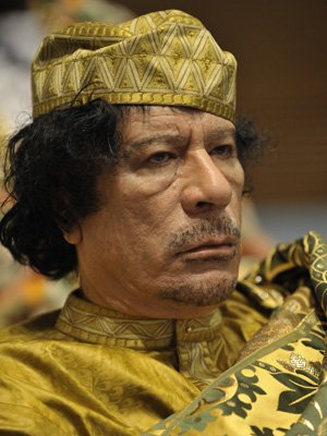 Gaddafi at the AU summit