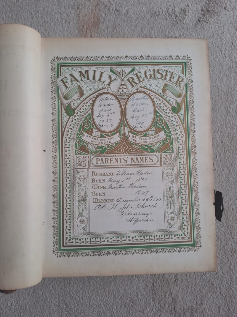 Naming the Dead: Inspiration from a Family Bible